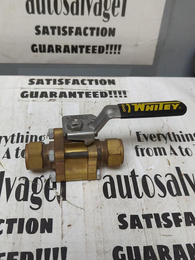 WHITNEY,B-63TS12,3/4 INCH BALL VALVE 1500 PSI NOS