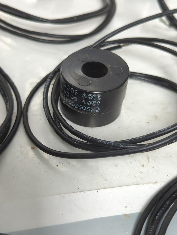 GENERAL CONTROLS,CK505F02A18,COIL 120/110V 60/50CY LOT OF 8 PRE-OWNED