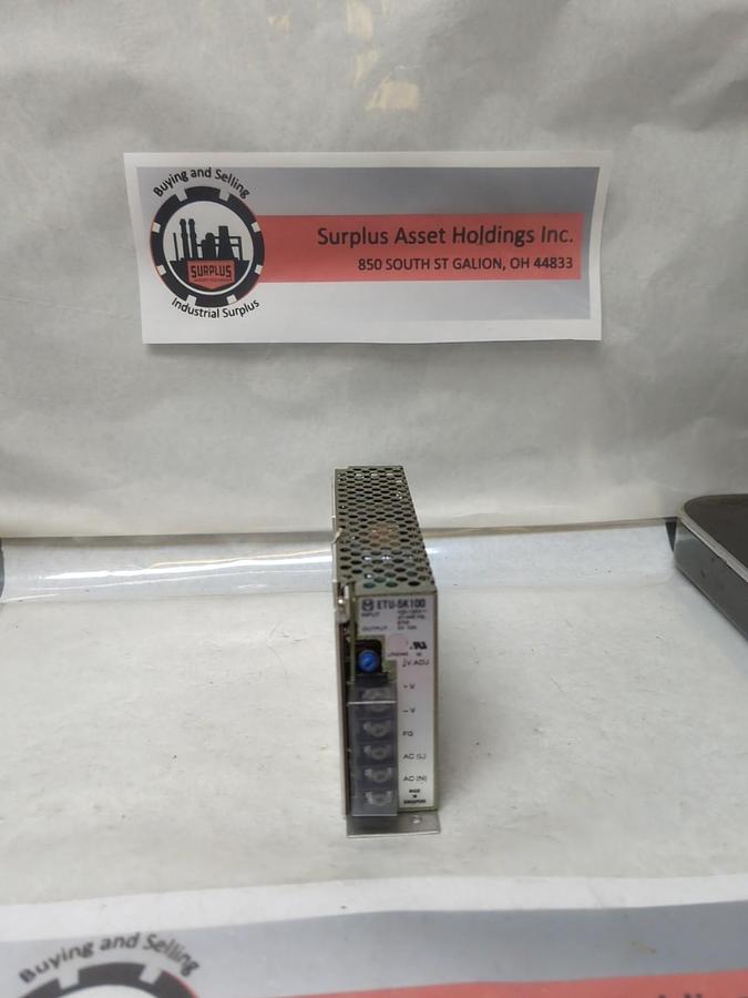 Used MATSUSHITA,ETU-5K100,POWER SUPPLY 100-120V-47-440HZ-67W-5V-10A PRE-OWNED