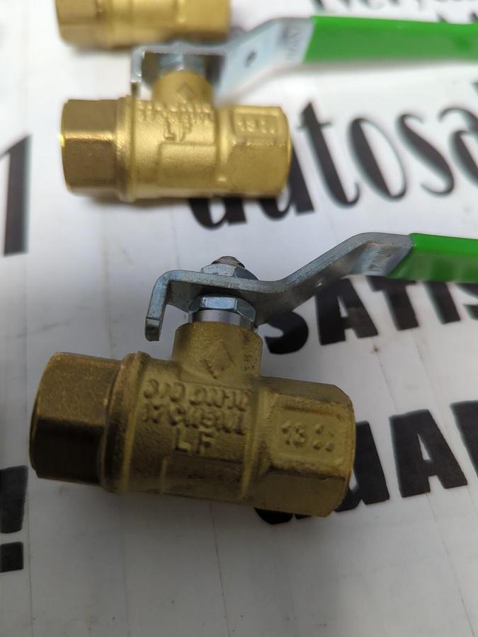 FM,125G-5G,3/8 INCH DN10 SHUT OFF VALVES LOT OF 8 NOS