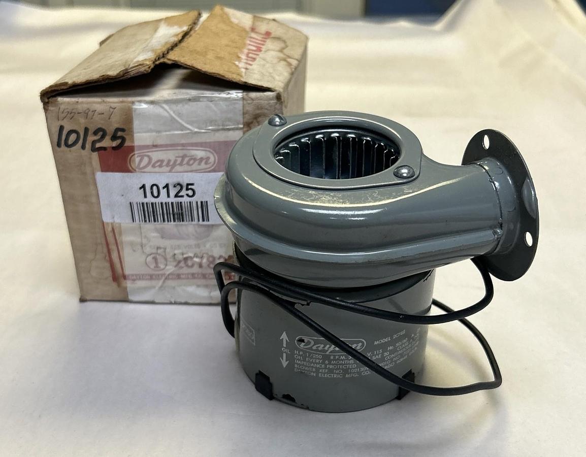 DAYTON,2C782,BLOWER 1/250HP 3160RPM .21A 115V NOS