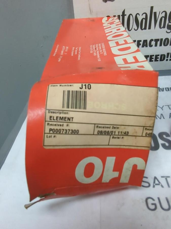 SCHROEDER,J10,HYDRAULIC FILTER NOS