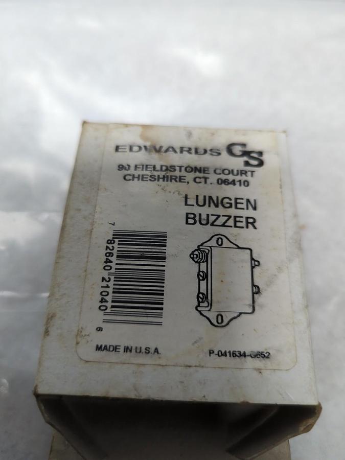 EDWARDS,15-3AB,LUNGEN BUZZER 5-10VDC 6-12 VAC NOS