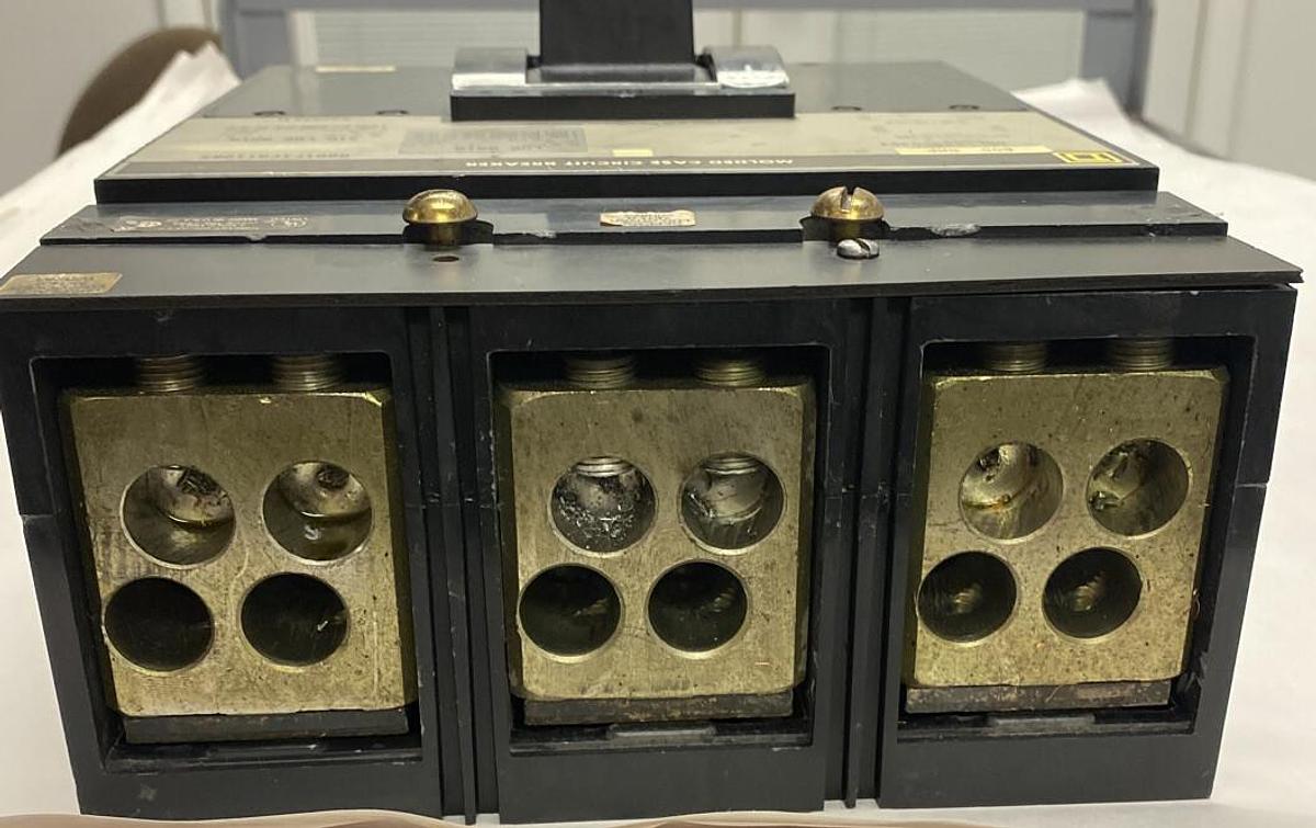 Used Square D,MAL366006462,Circuit Breaker 600AMP 600V 3 Pole