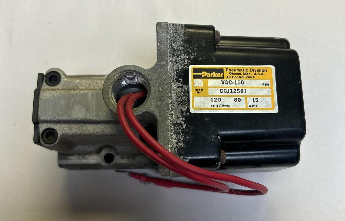 Used PARKER,CCJ12501,SOLENOID VALVE