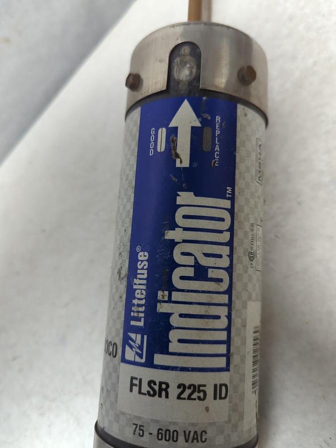 Used LITTELFUSE,FLSR225ID,IDICATOR 225 AMP FUSE PRE-OWNED