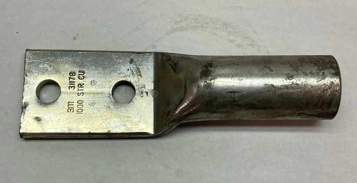 Used Unbranded,3M 31178,Compression Lug 2-Hole 1000 STR CU