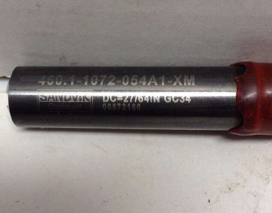 Sandvik Coromant,460.1-1072-054A1-XM,Solid Carbide Jobber Drill