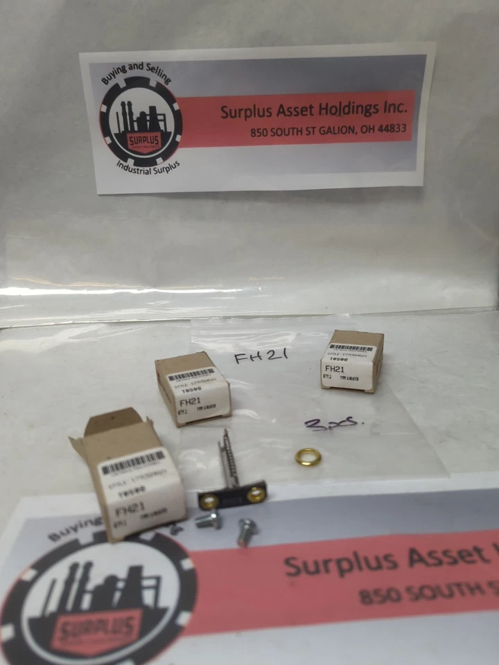 Used CUTLER-HAMMER,FH21,OVERLOAD HEATER ELEMENT LOT OF 3 NOS