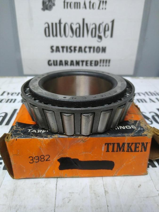 Timken,3982,Roller Bearing Cone NOS