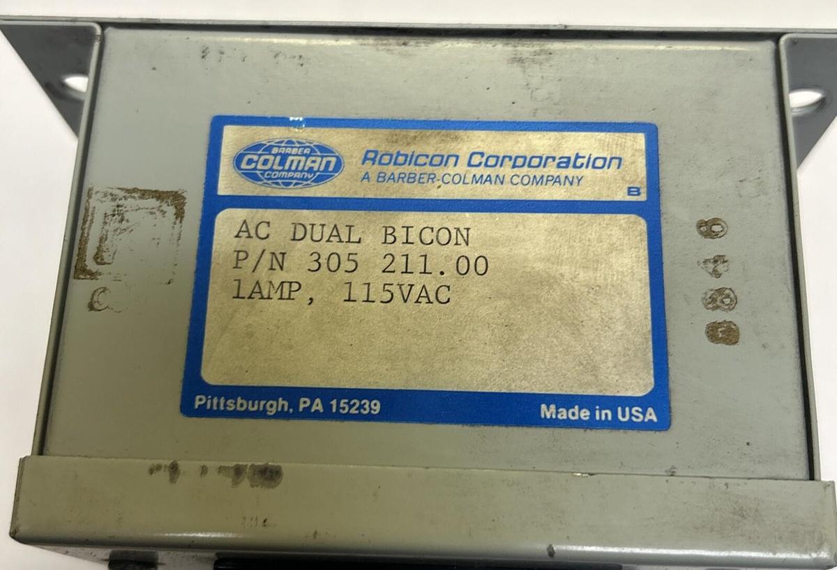 Used BARBER-COLMAN,305211.00,AC DUAL BICON