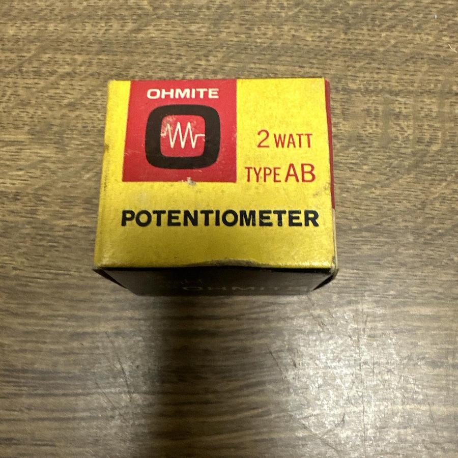 Used Ohmite,CLU5011,Potentiometer 500 Ohm