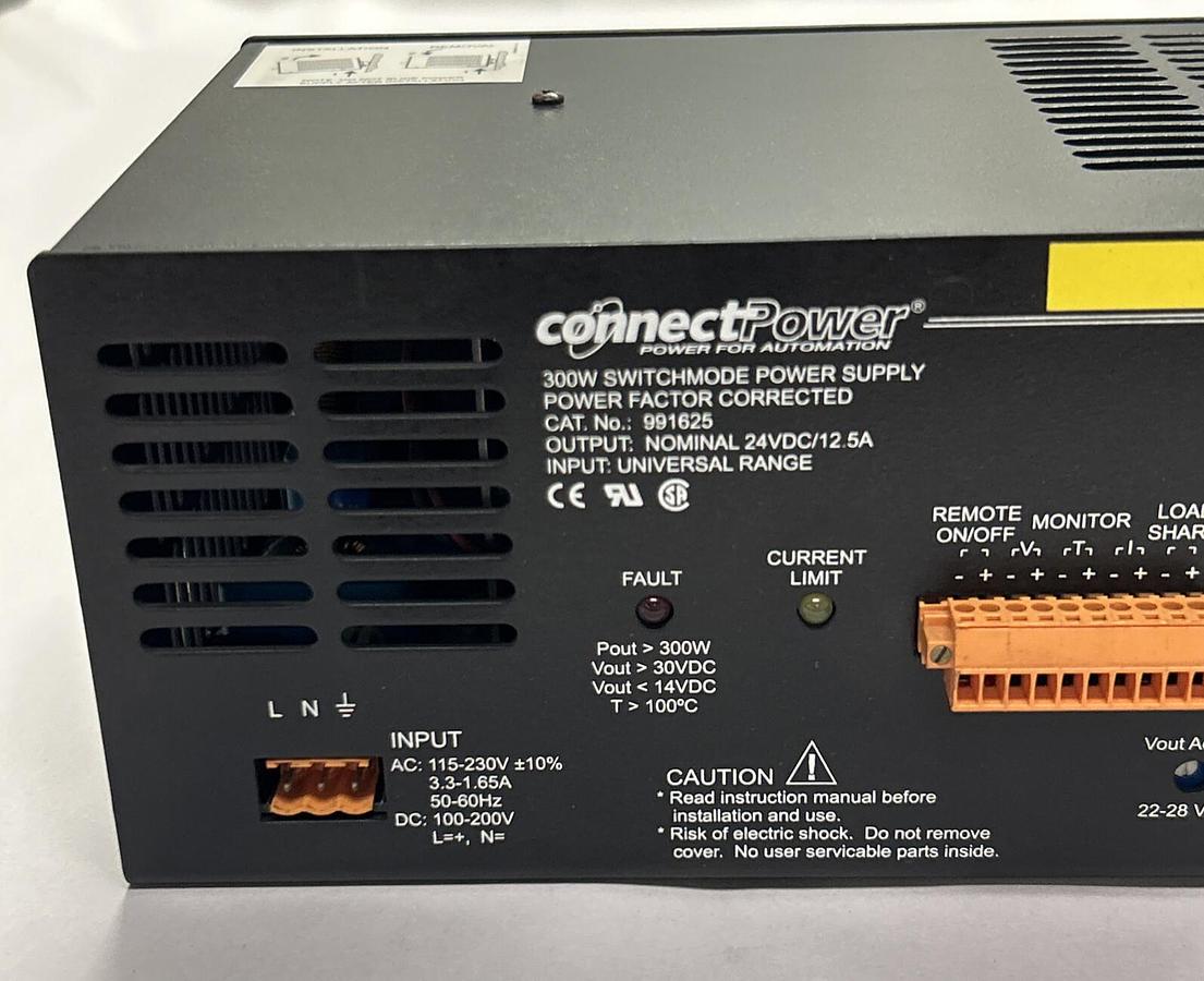 Used WEIDMULLER,991625,SWITCHMODE POWER SUPPLY 300W