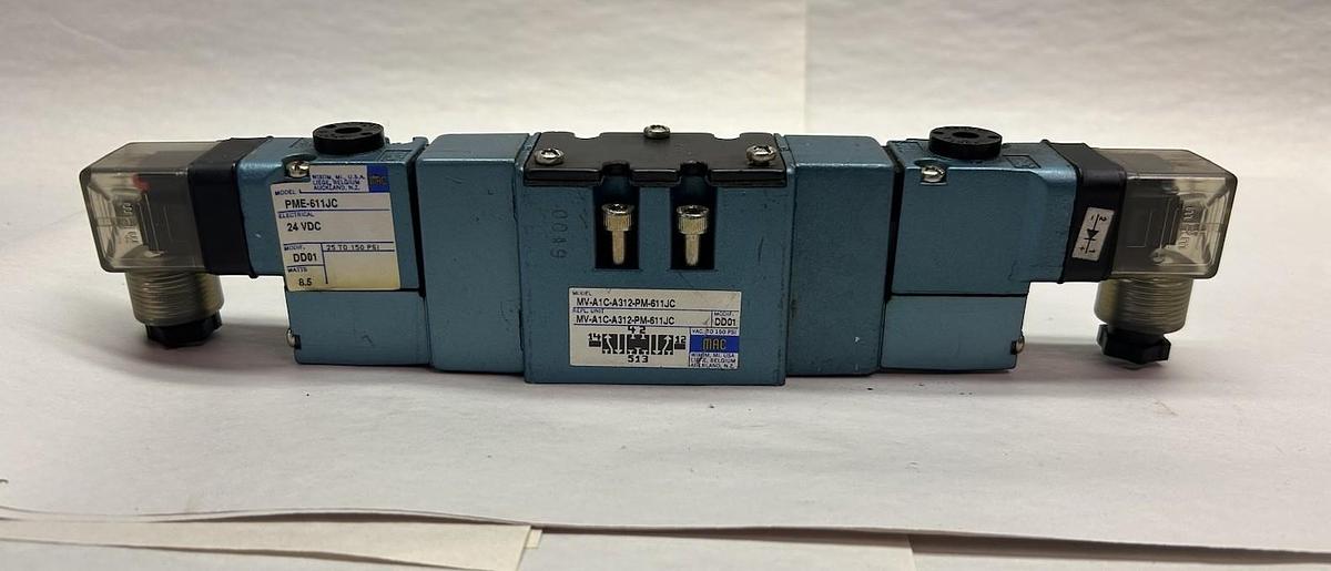Used MAC,MV-A1C-A312-PM-611JJ,Solenoid Valve 150PSI