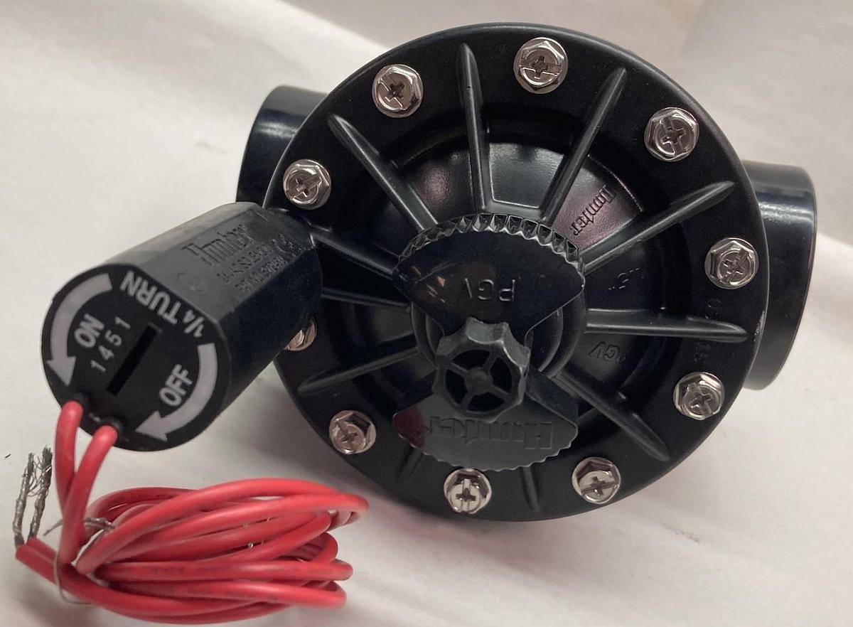 Hunter,PGV-151,1.5 Inch Valve w/Flow Control Solenoid