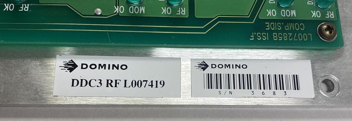 Used DOMINO,L007419,DRIVER BOARD REFURBISHED