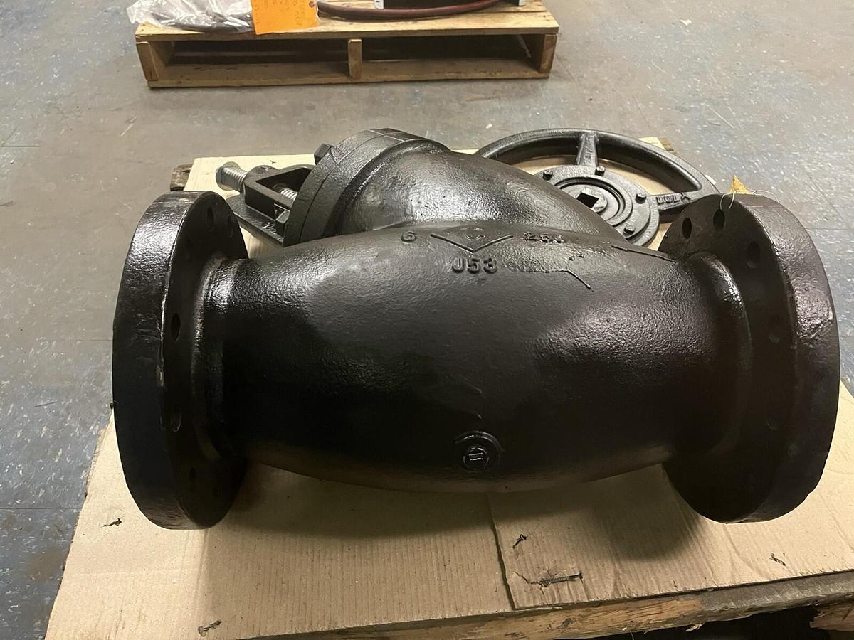 CRANE,FIGURE 28E,STOP CHECK VALVE 6" CLASS 250 TRIM IBBM