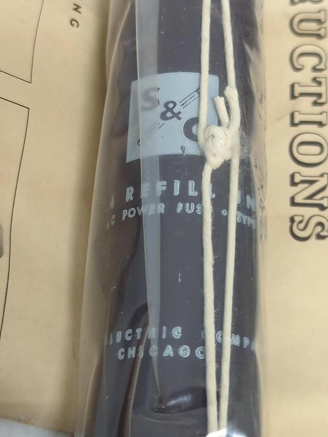 S&C,124150R3 SM-4,REFILL UNIT KV 34.5 AMP-100E TCC NO-153.4 NOS