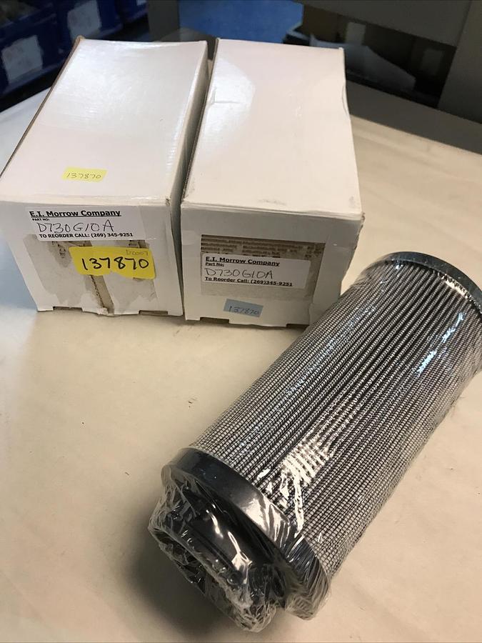 Used E.I. Morrow,D730G10A,Filter NOS Lot Of 2