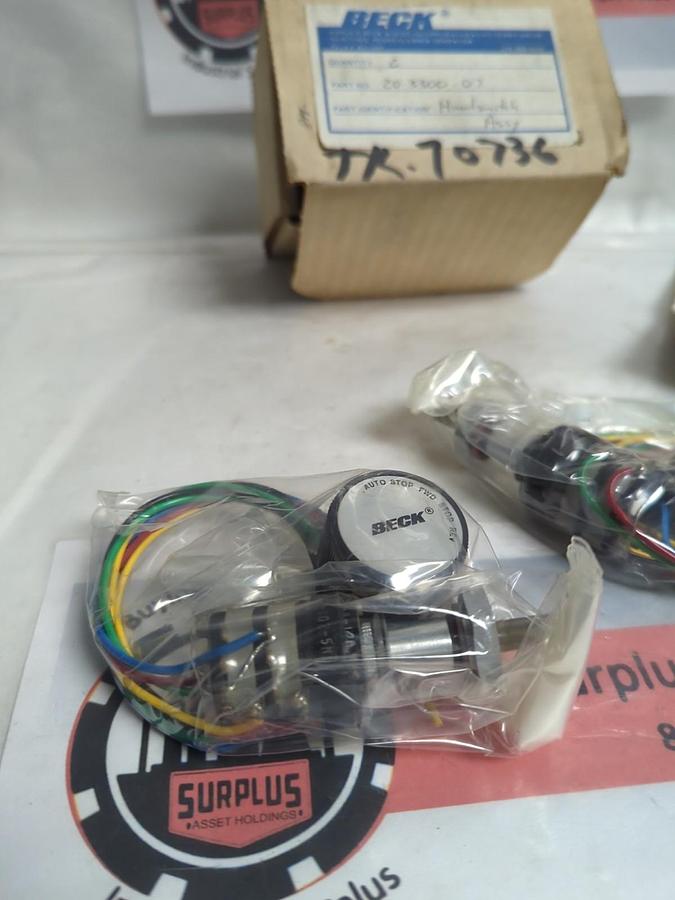 BECK,20-3300-07,SWITCH ASSEMBLY LOT OF 2 NOS