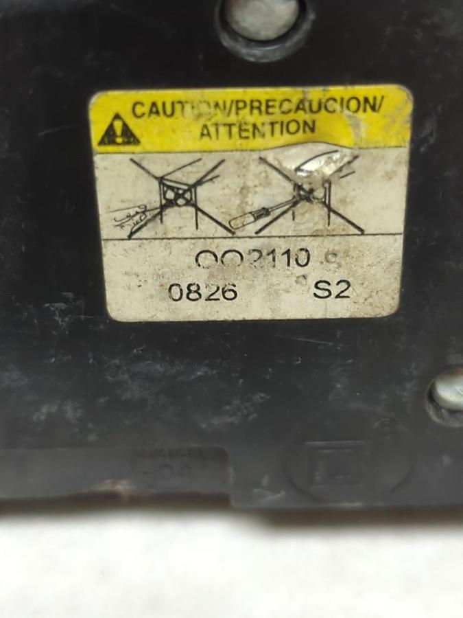 Used SQUARE D,QO2110,CIRCUIT BREAKER 110 AMP 2-POLE PRE-OWNED