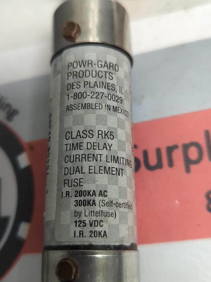 Used LITTELFUSE,FLNR-100ID,INDICATOR FUSE 100 AMP LOT OF 2 PRE-OWNED
