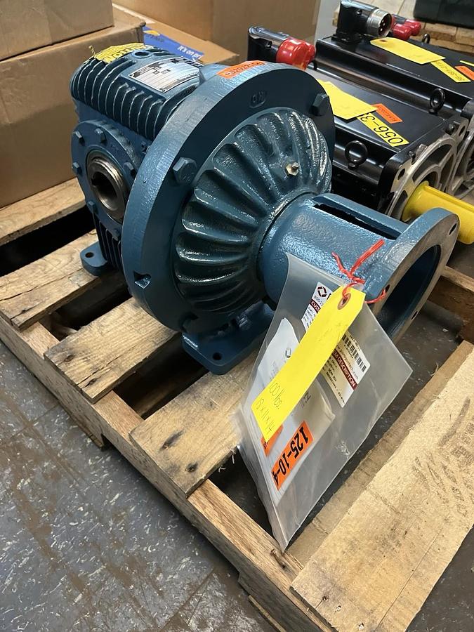 Used CONE DRIVE,MASRU25-W1,GEAR SPEED REDUCER 10:1 1750RPM 4.68HP