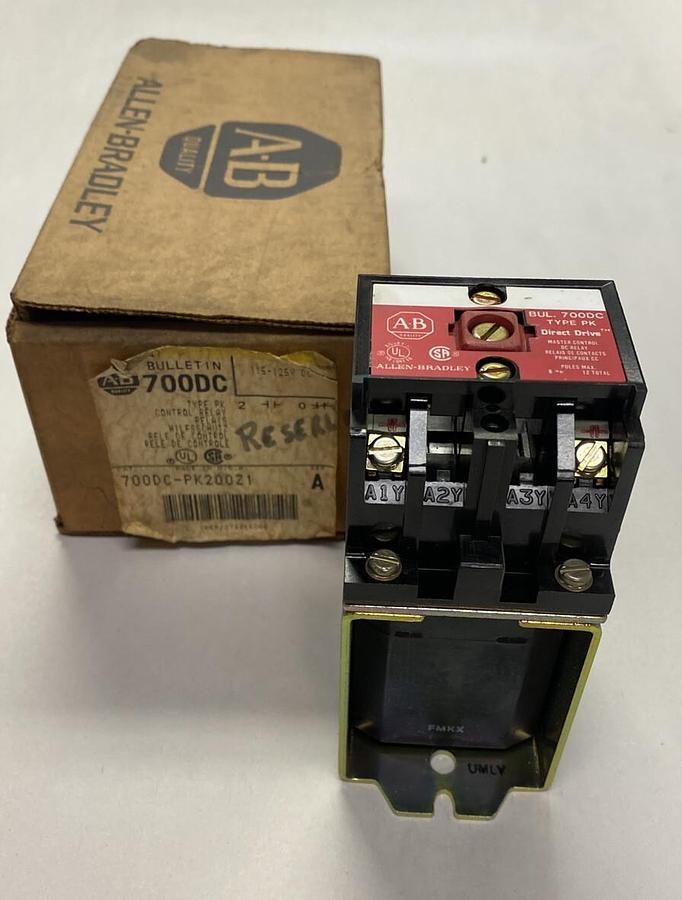 Used ALLEN BRADLEY,700DC-PK200Z1 ,SER A CONTROL RELAY NEW