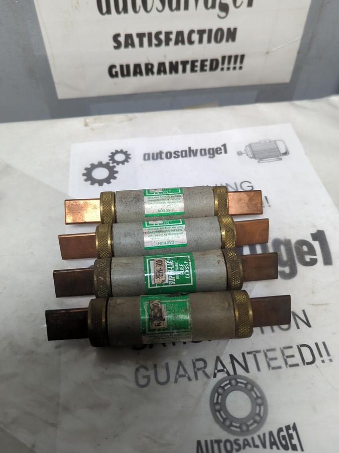 COOPER BUSSMANN,REN-100,RENEWABLE FUSES LOT OF 4 NOS