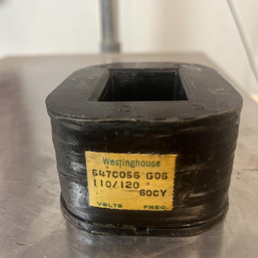 Used WESTINGHOUSE,647C056-G06,COIL 110/120V