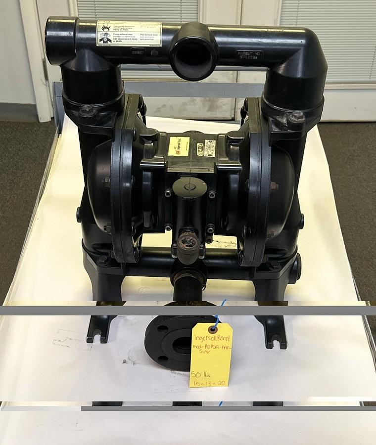Used INGERSOLL RAND,PD15A-AAP-SVV,AIR OPERATED DOUBLE DIAPHRAM PUMP