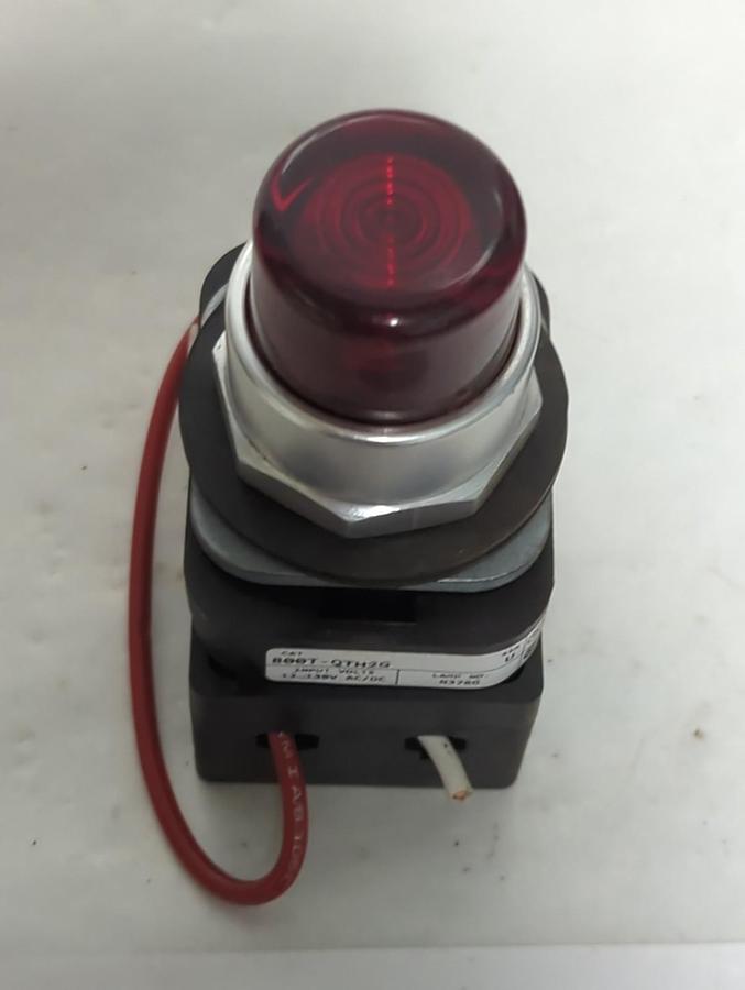 Used ALLEN BRADLEY,800T-QTH2G,SER U PUSH BUTTON RED PRE-OWNED