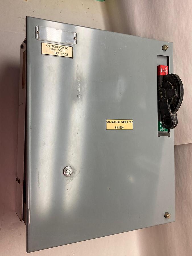 Used Allen-Bradley,2100 2192F,18 Inch 100A MCC Disconnect Feeder Bucket