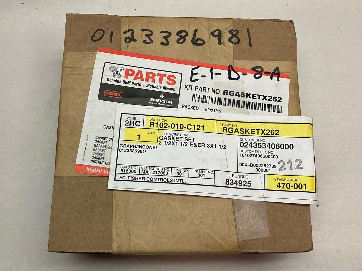 Used Fisher,RGASKETX262,Gasket Kit