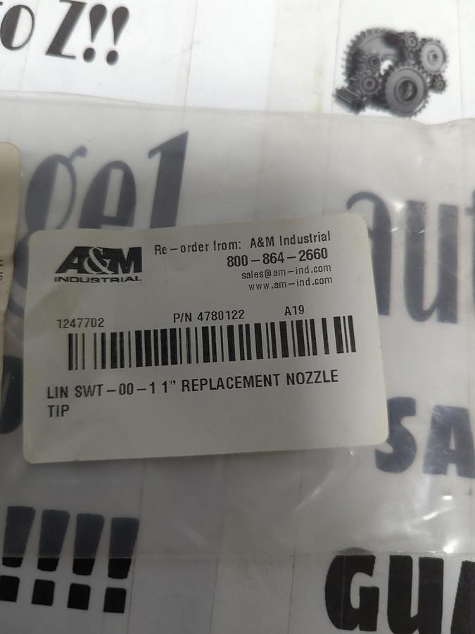 UNBRANDED,LIN SWT-00-1, 1 INCH REPLACEMENT NOZZLE TIP NOS
