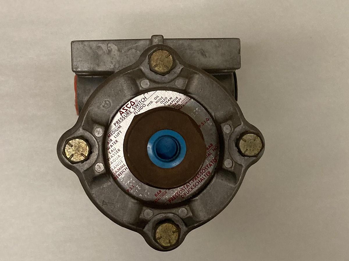 Asco,SB11A,1/4 Inch Pressure Switch 125/250VAC  5 Amp