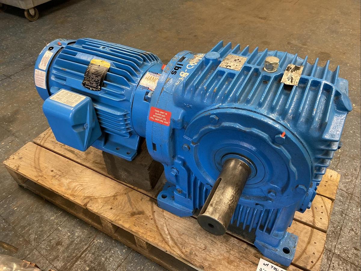 Used Ex-Cell-O,CMU60B662-3R,GearDrive with Motor Ratio 54:1 7.5HP 1750RPM