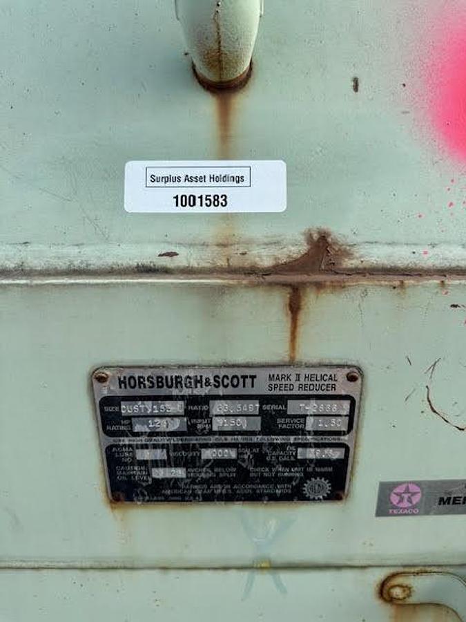 Used Horsburgh & Scott Mark 2 Helical Speed Reducer Gearbox