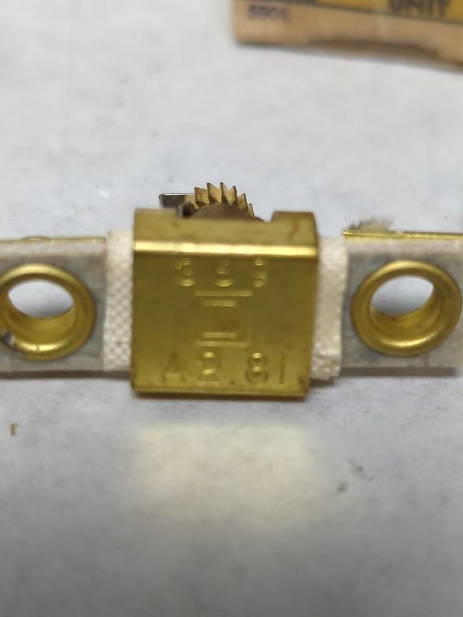 SQUARE D,A2.81,THERMAL OVERLOAD HEATER ELEMENT LOT OF 3 NOS