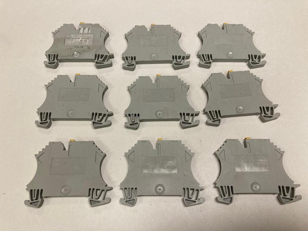 Used Allen Bradley,1492-JKD3,Terminal Block  Lot of 9