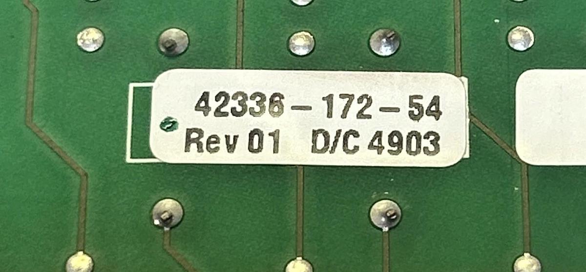 Used ALLEN BRADLEY,42336-172-54,CONTROL BOARD