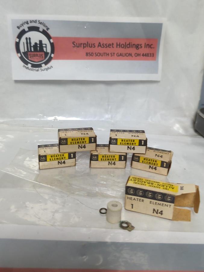 ALLEN BRADLEY,N4,THERMAL OVERLOAD HEATER ELEMENT LOT OF 6 NOS