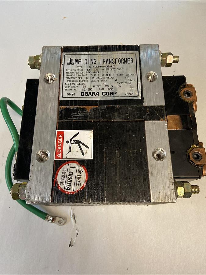 Used Obara,RT402HF-406-UZ,Welding Transformer 40Kva Welding Source 380-440V