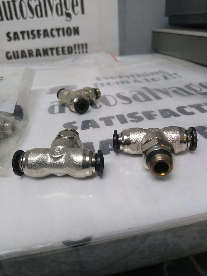 Used JUPITER PNUEMATICS,2555705765JP,5MM SWIVEL MALE BRANCH TEE LOT OF 13