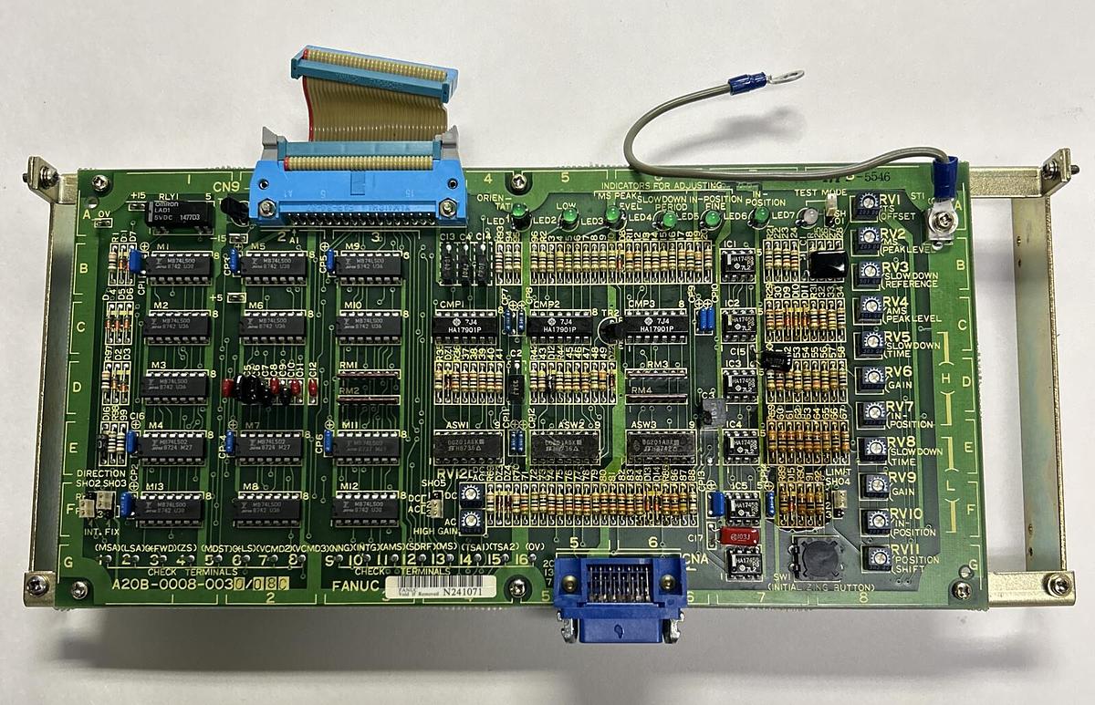 Used FANUC,A20B-0008-0030/080,SPINDLE ORIENTATION PCB BOARD