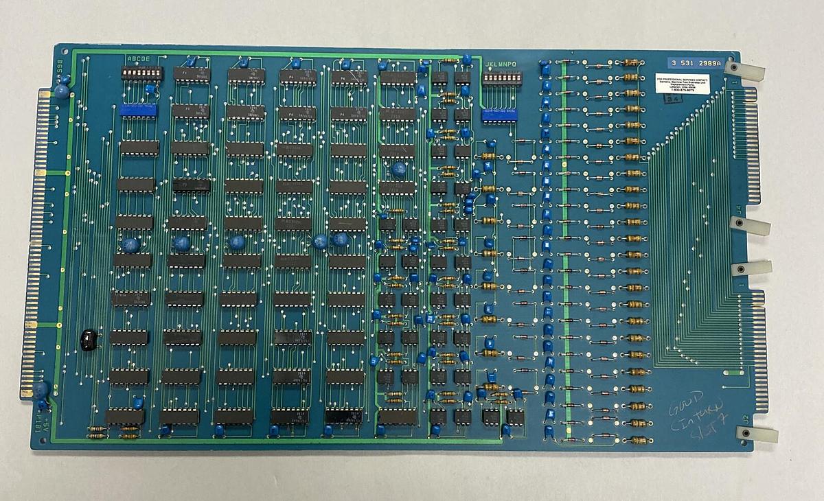 Used CINCINNATI MILACRON,3-531-2989A,PC CONTACT INPUT BOARD