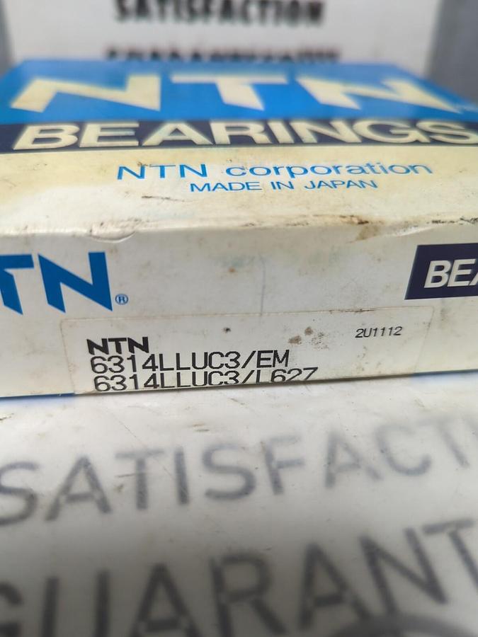 NTN,6314LLUC3/EM,SINGLE ROW BALL BEARING NOS