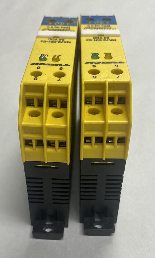 TURCK,MK72-S01-EX/24VDC,MULTI MODULE RELAY LOT OF 2 NOS