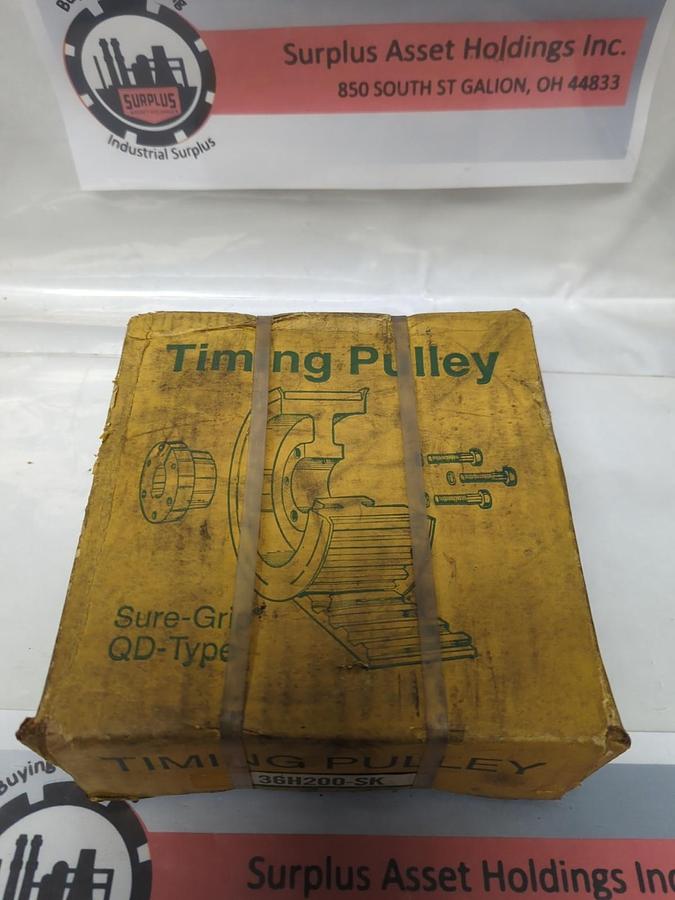 WOOD'S,36H200-SK,SURE-GRIP QD TYPE TIMING PULLY NOS
