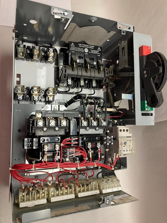 Used Allen-Bradley,2106,Size 1 Fused MCC 20 Inch Starter Feeder Bucket